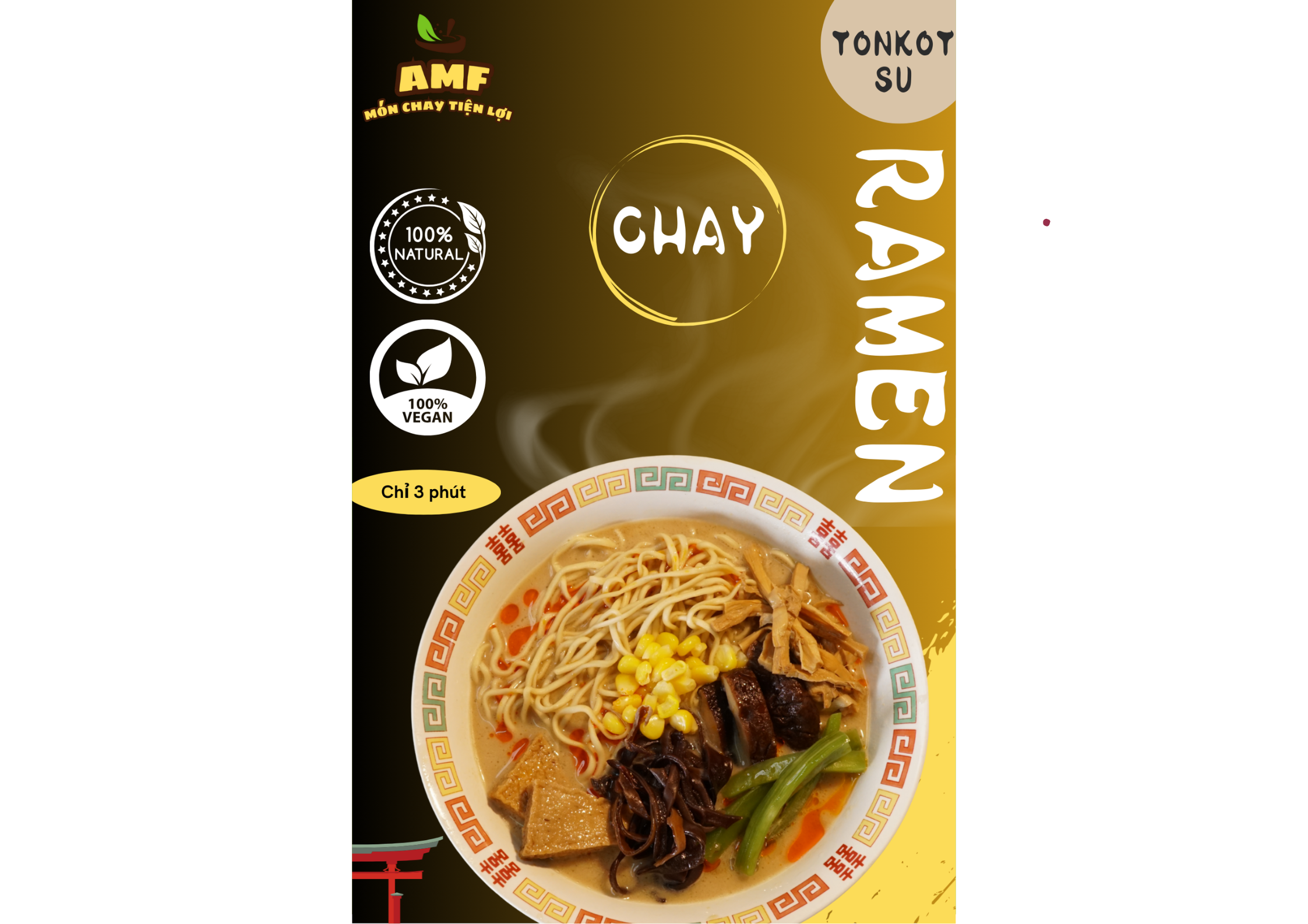 Mì Ramen Tonkotsu ( Nước béo)